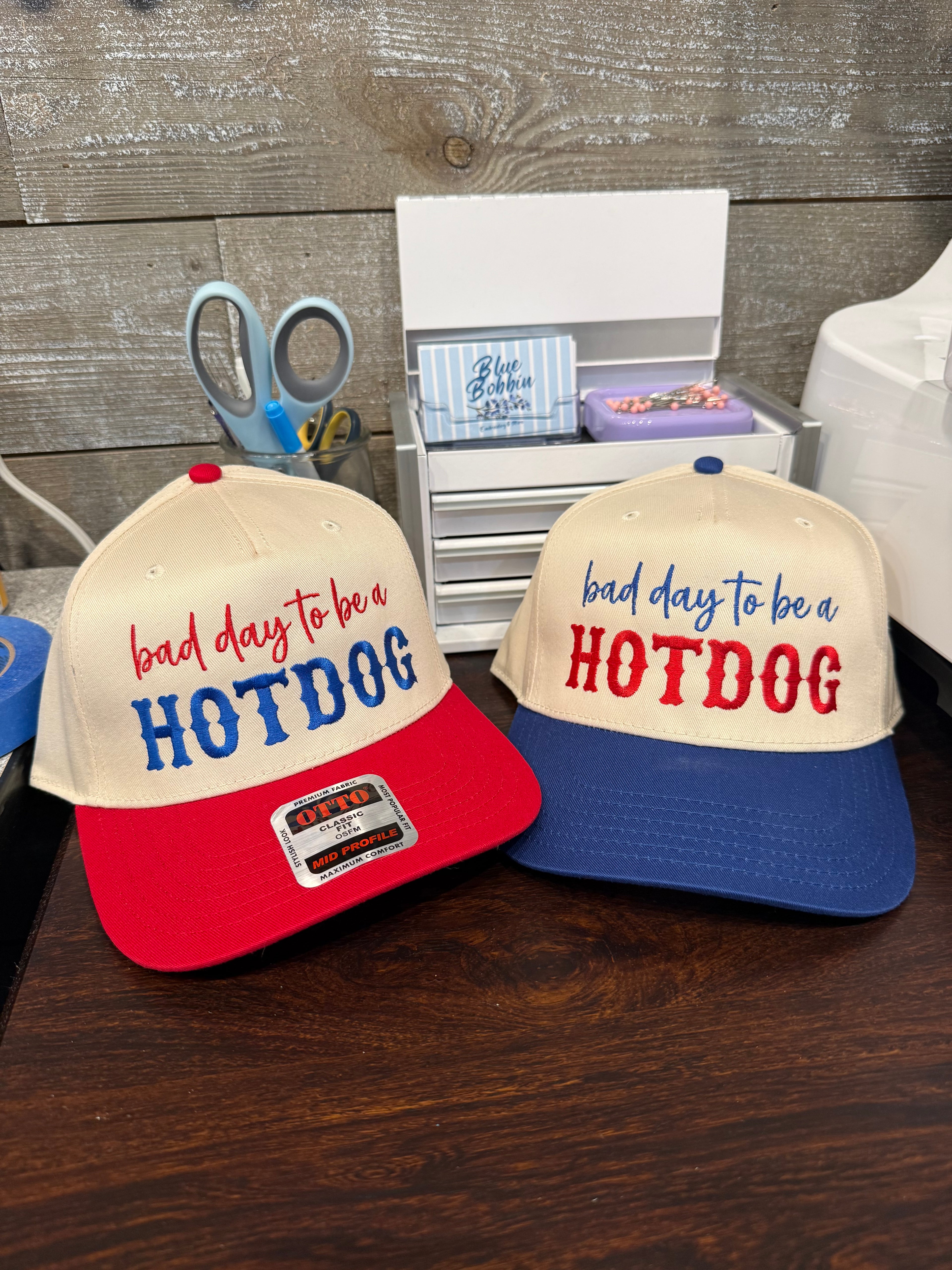 Bad Day to Be a Hotdog - Embroidered Ball Cap