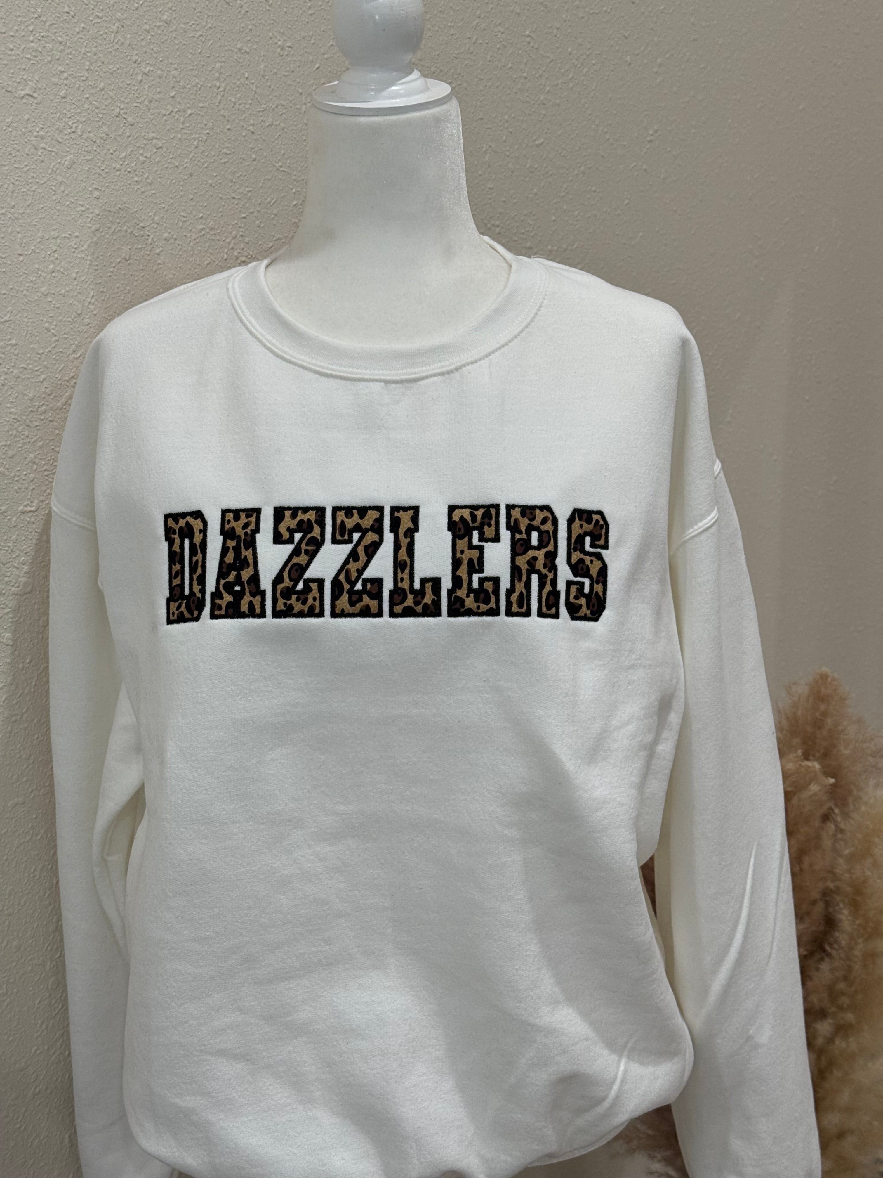 Cheetah Applique Crewneck - Custom/Personalizable