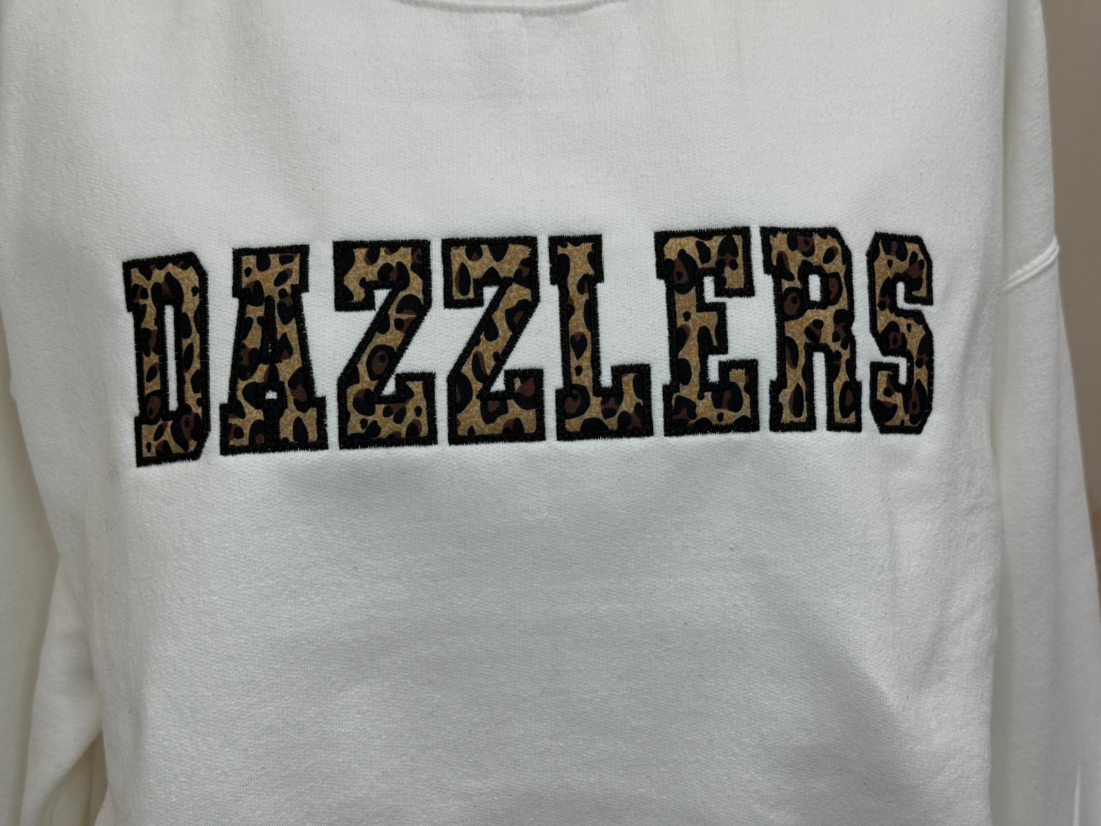 Cheetah Applique Crewneck - Custom/Personalizable