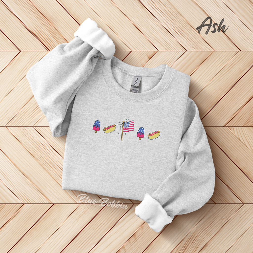 American Icon Embroidered Crewneck