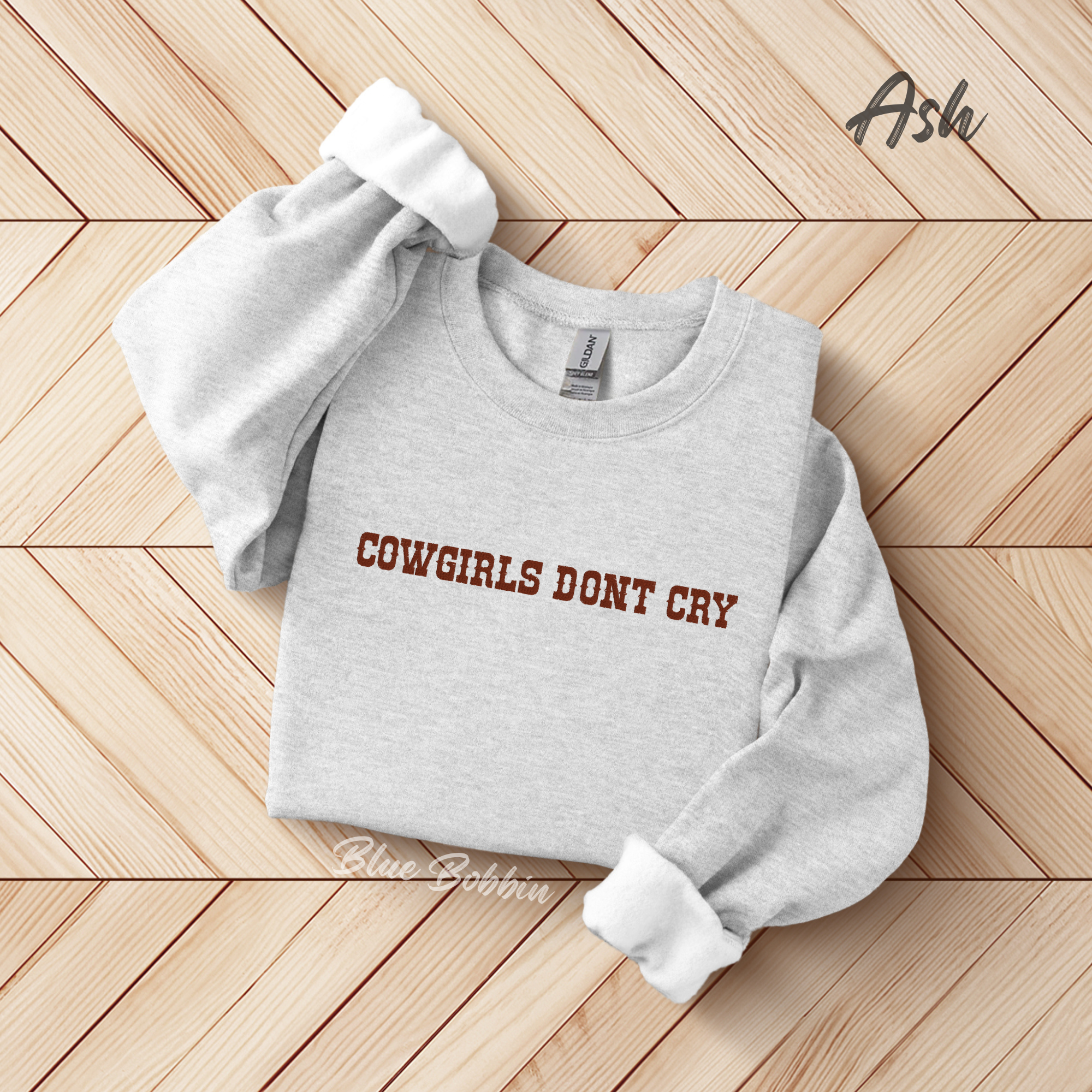 Cowgirls Dont Cry Embroidered Crewneck