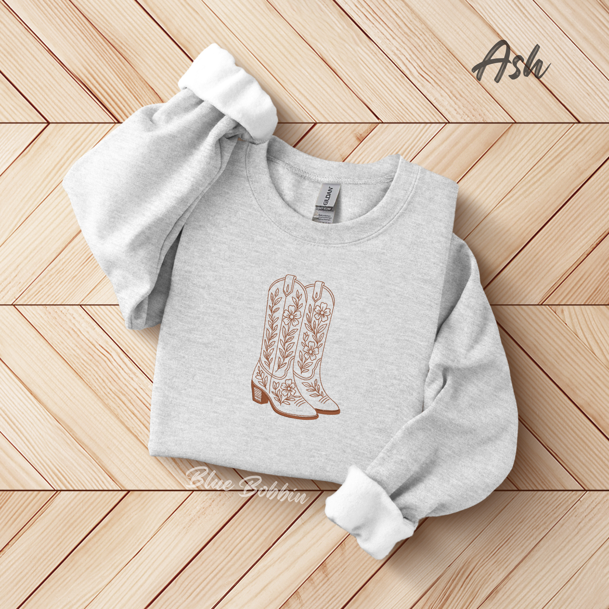 The Boots Embroidered Crewneck