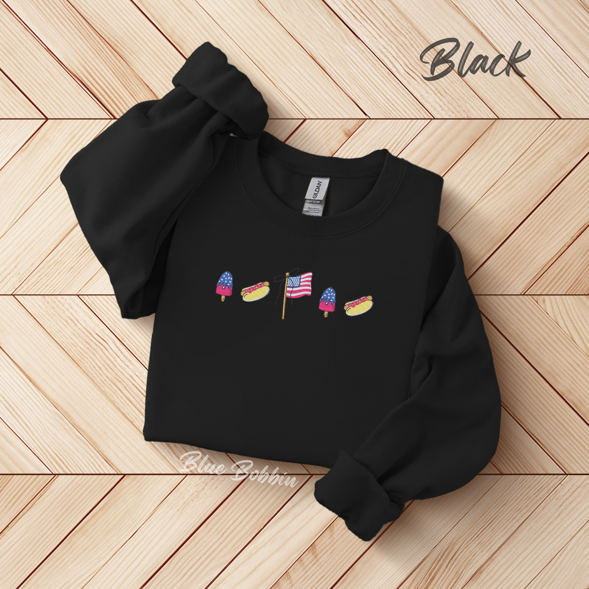 American Icon Embroidered Crewneck
