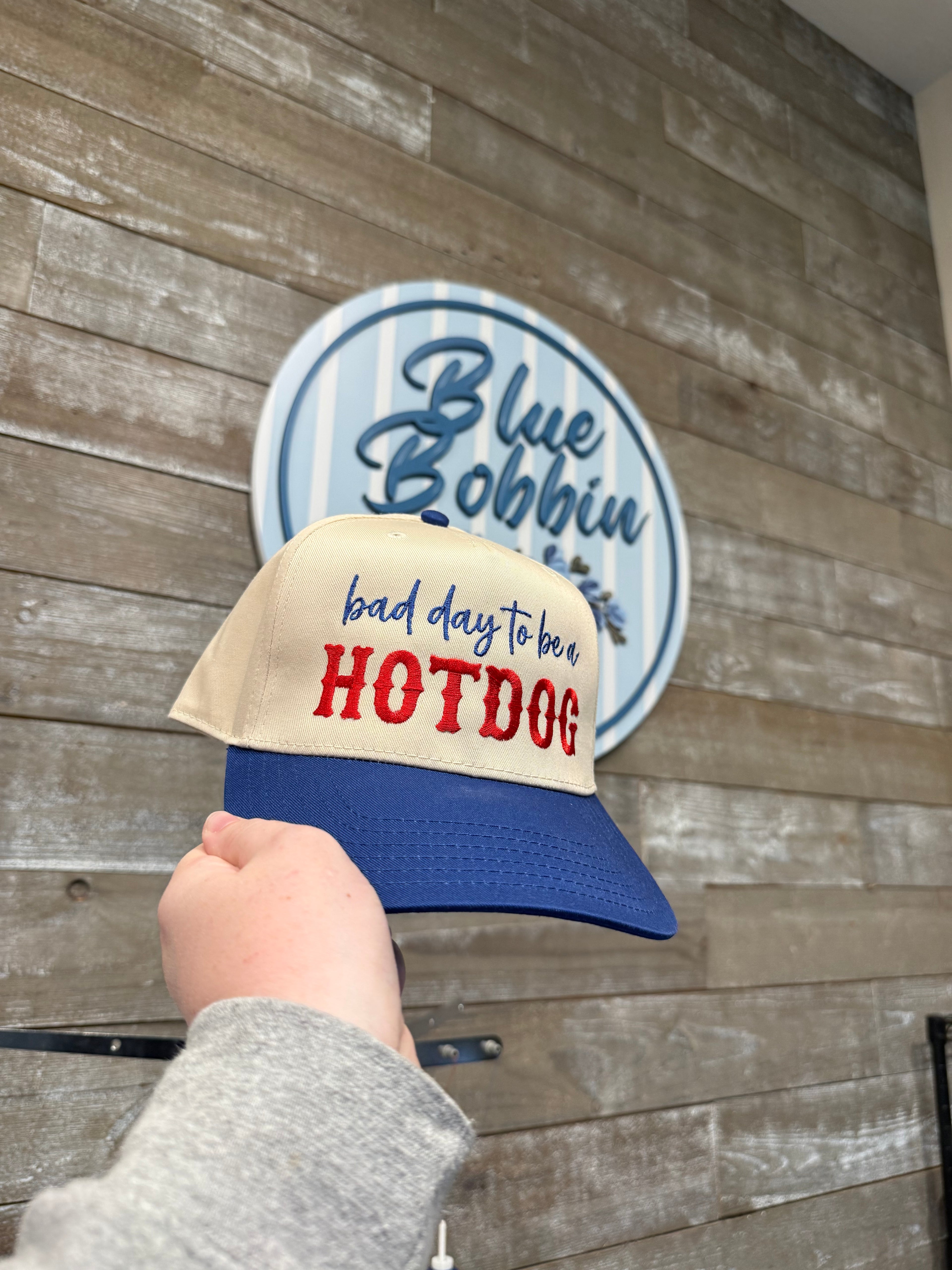 Bad Day to Be a Hotdog - Embroidered Ball Cap