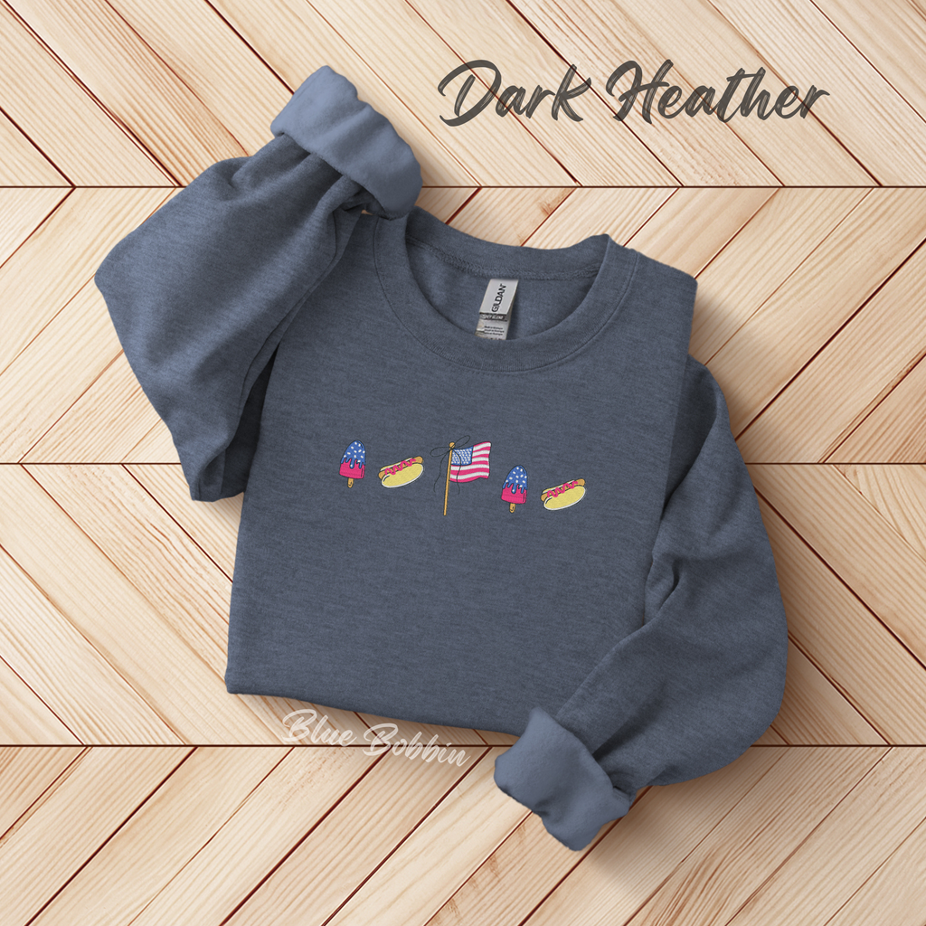 American Icon Embroidered Crewneck