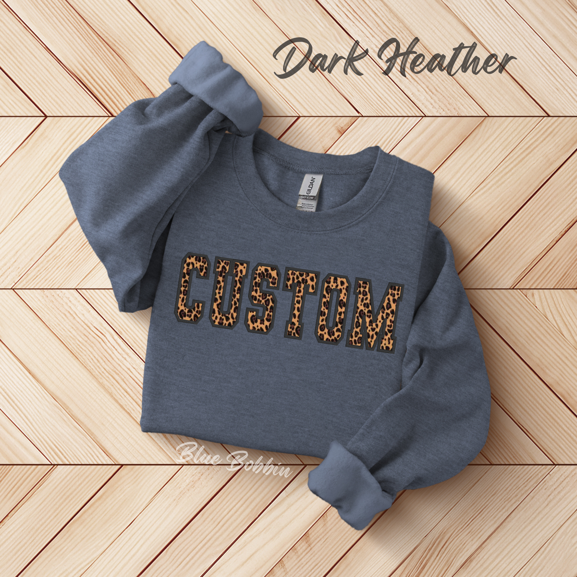 Cheetah Applique Crewneck - Custom/Personalizable