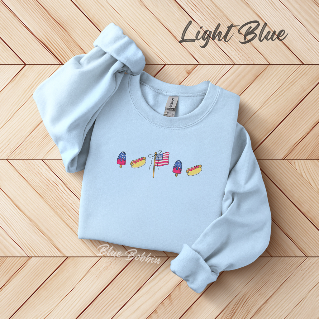 American Icon Embroidered Crewneck