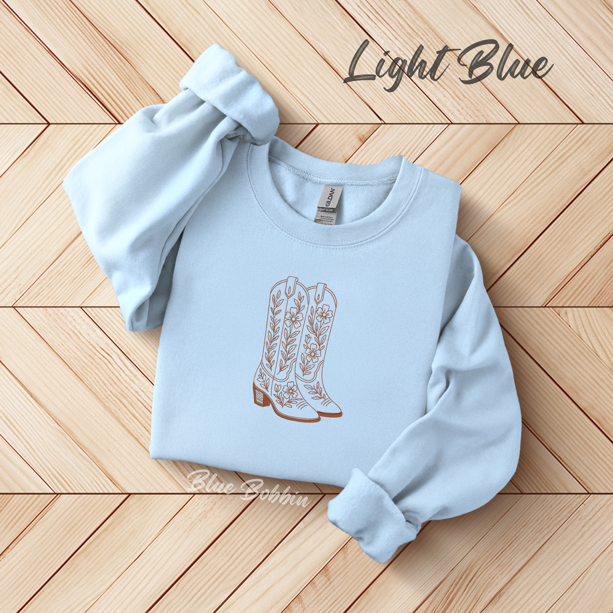The Boots Embroidered Crewneck