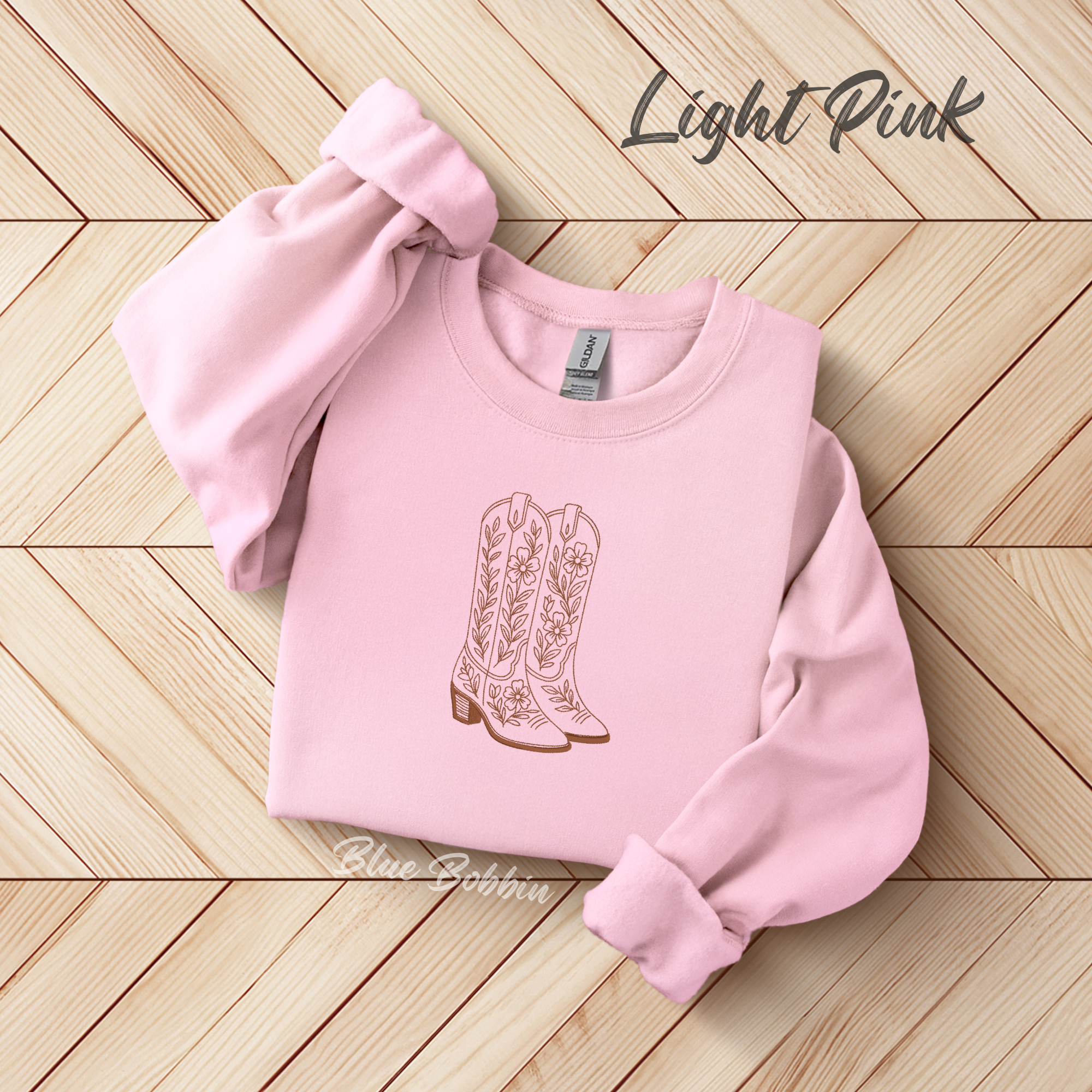 The Boots Embroidered Crewneck