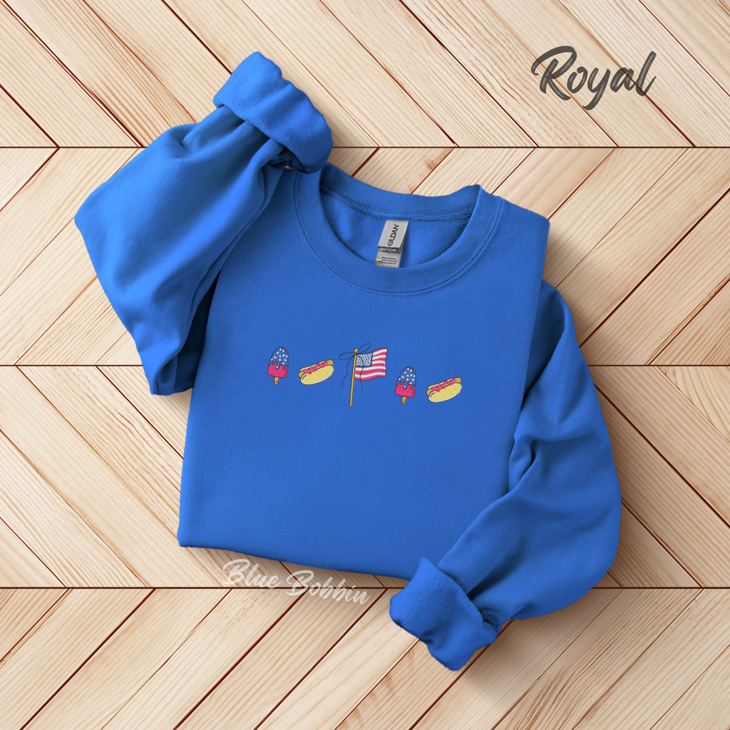 American Icon Embroidered Crewneck