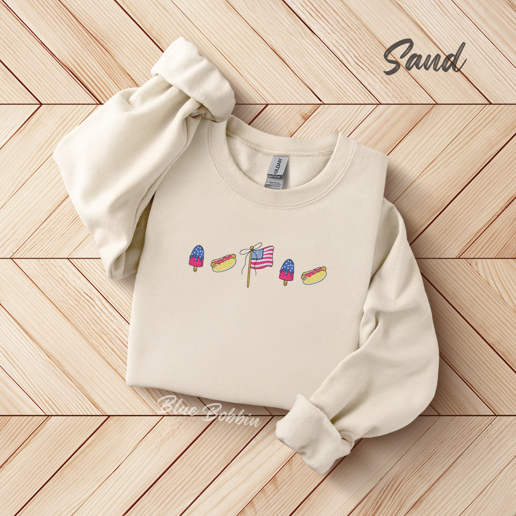 American Icon Embroidered Crewneck