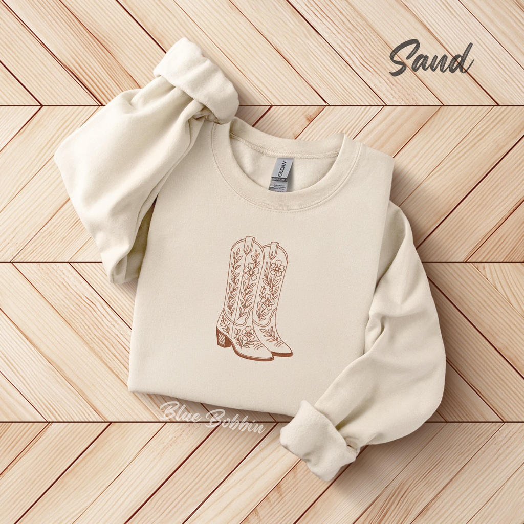 The Boots Embroidered Crewneck