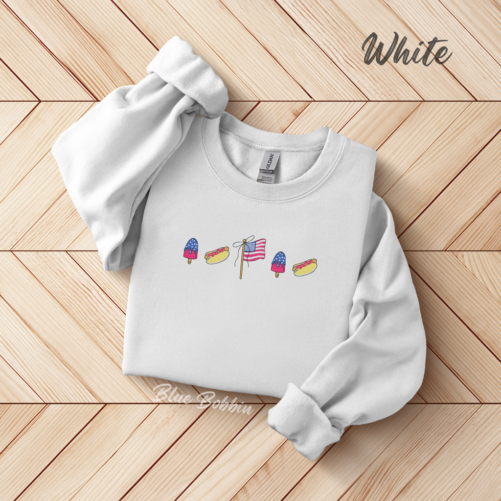 American Icon Embroidered Crewneck